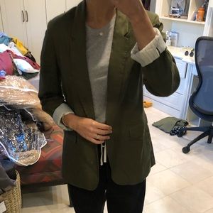 Banana republic olive green blazer
